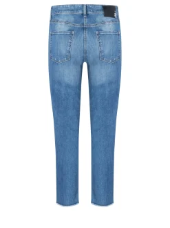 Cambio Damen Jeans - Piper Cropped in light stone