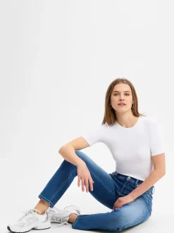 Cambio Damen Jeans - Piper in blue stone - Länge: lang