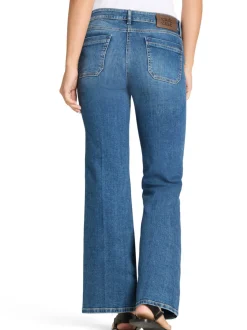 Cambio Damen Jeans - Tess Pocket in medium stone