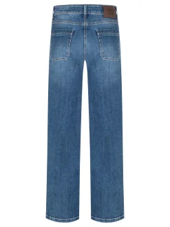 Cambio Damen Jeans - Tess Pocket in medium stone