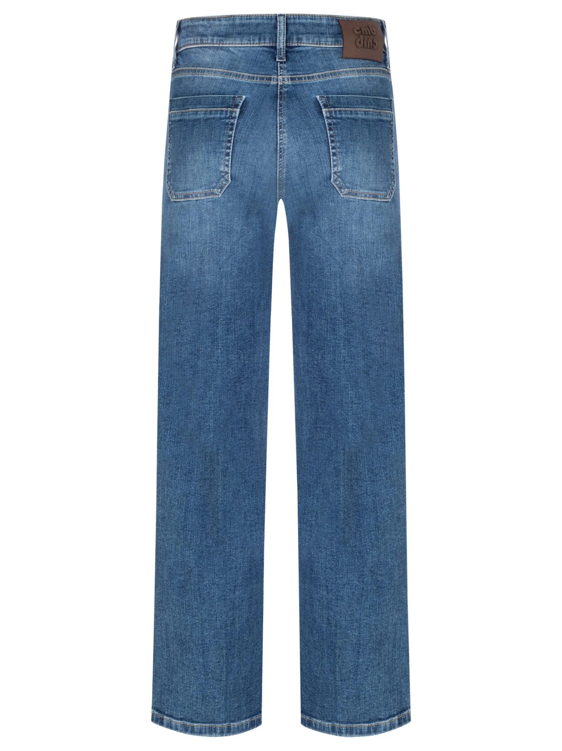 Cambio Damen Jeans - Tess Pocket in medium stone