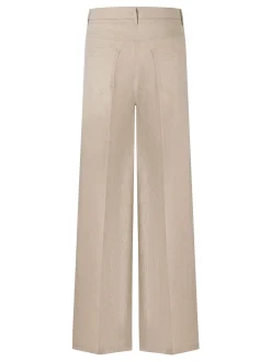 Cambio Damen Leinenhose - Adrienne in beige