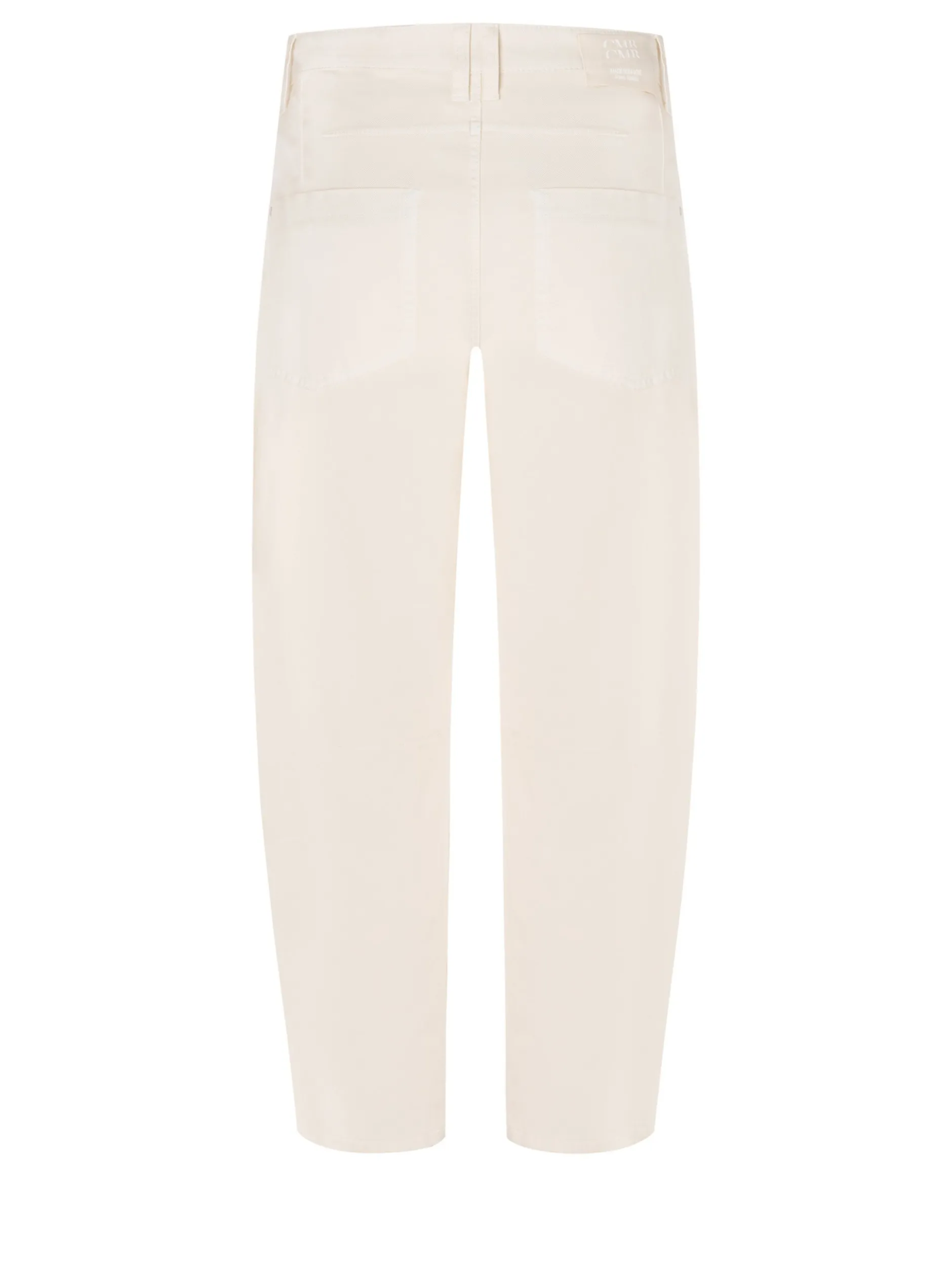 Cambio Damen Stoffhose in beige - Länge: verkürzt