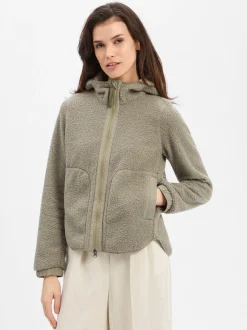 Camel Active Damen Teddyjacke in schilf