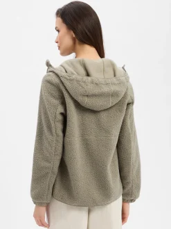 Camel Active Damen Teddyjacke in schilf