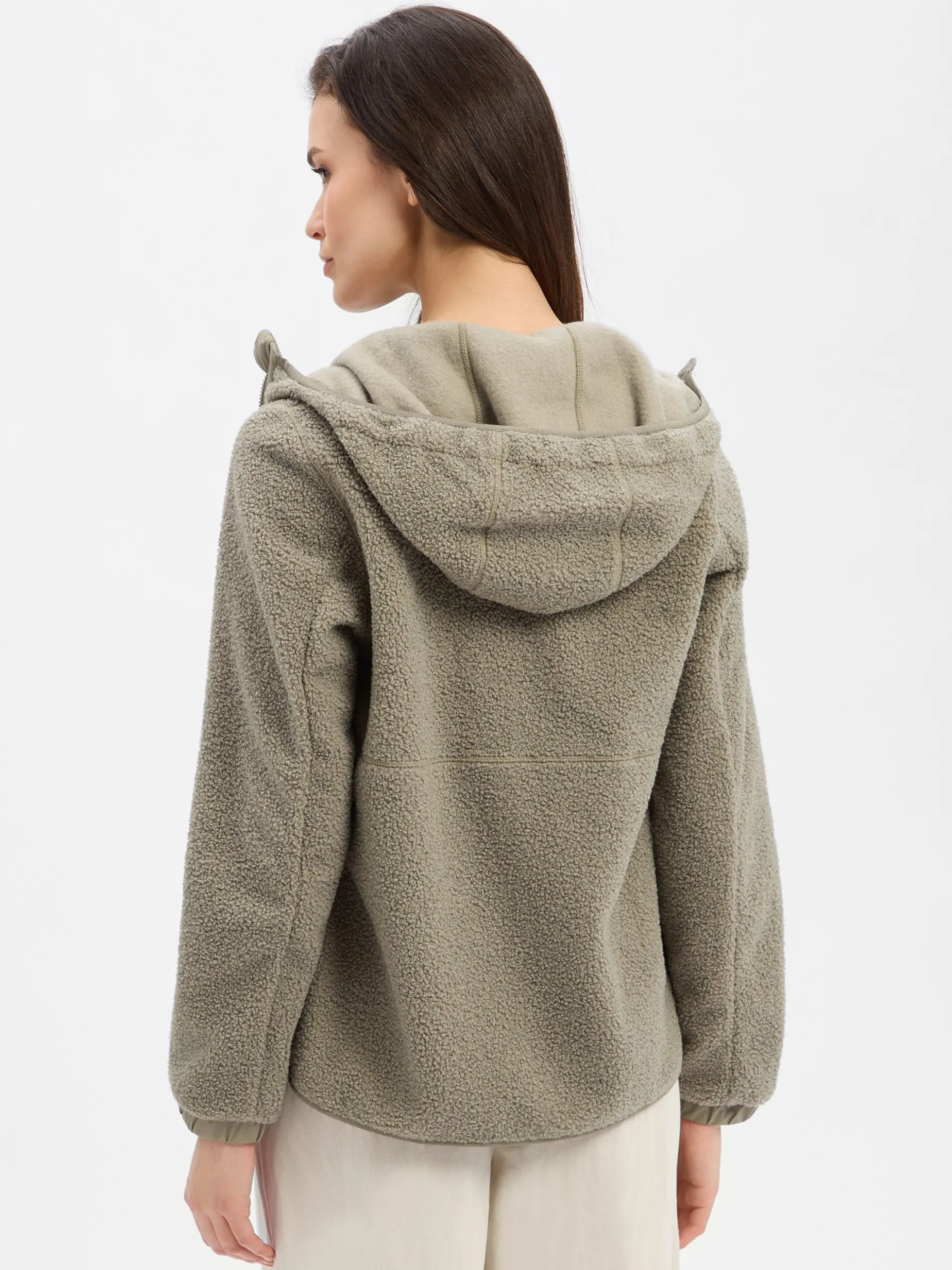 Camel Active Damen Teddyjacke in schilf