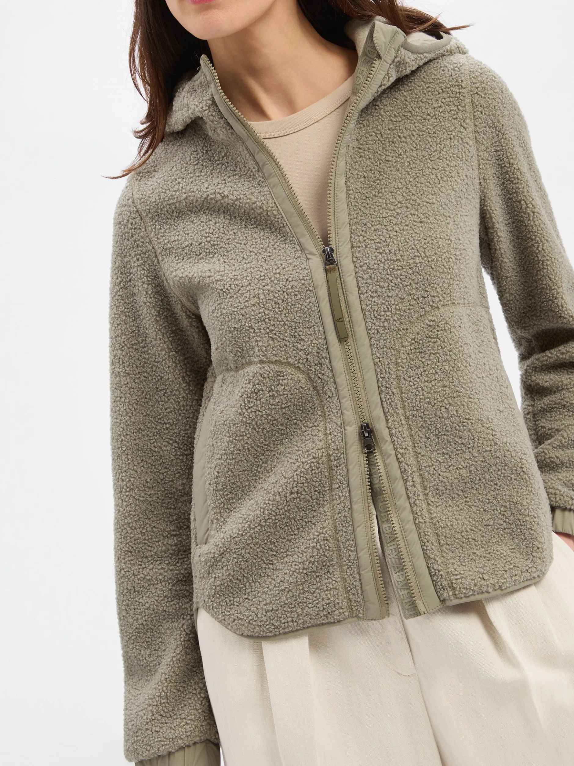 Camel Active Damen Teddyjacke in schilf