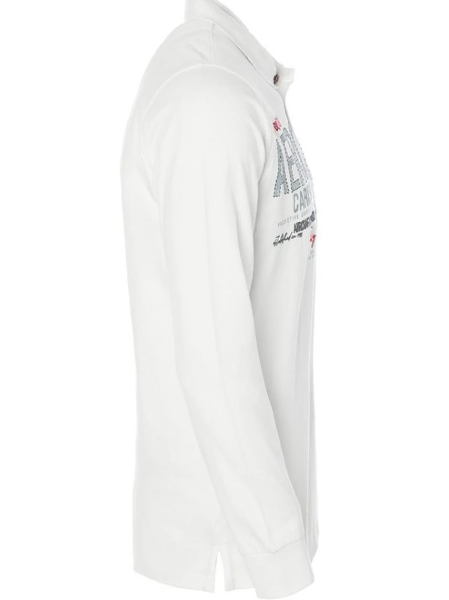 Carisma Herren Longsleeve in weiß - Ärmel: langarm
