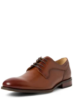 Carl Gross Herren Schnürschuhe aus Leder in cognac