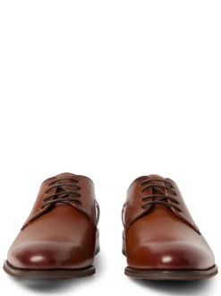 Carl Gross Herren Schnürschuhe aus Leder in cognac