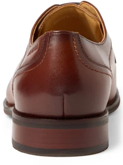 Carl Gross Herren Schnürschuhe aus Leder in cognac
