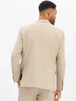 Carl Gross Herren Schurwoll-Baukasten-Sakko - Shelby in beige