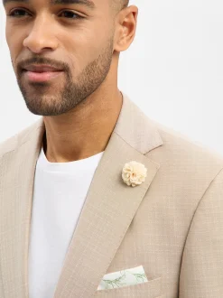 Carl Gross Herren Schurwoll-Baukasten-Sakko - Shelby in beige