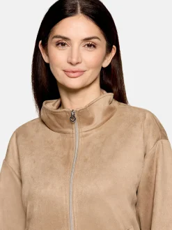 Cartoon Damen Blouson in camel beige
