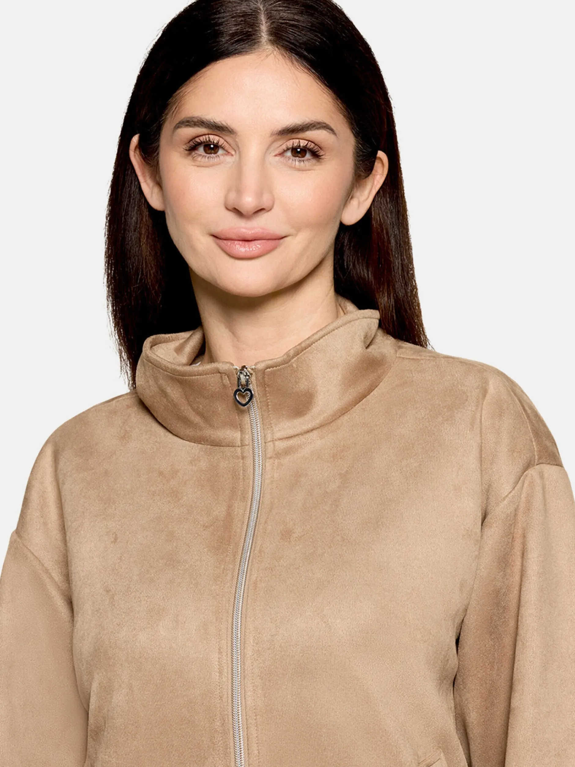 Cartoon Damen Blouson in camel beige