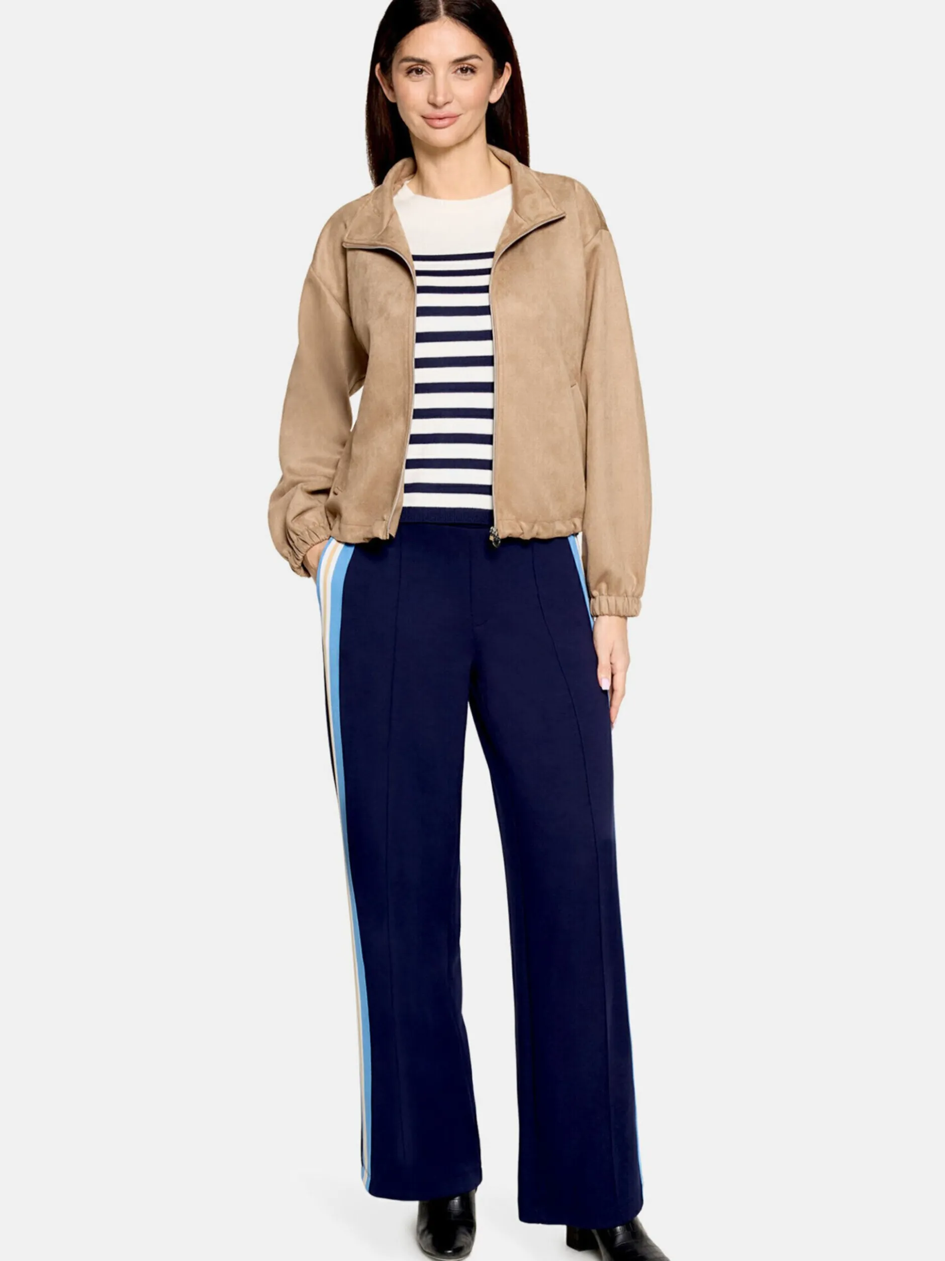 Cartoon Damen Blouson in camel beige