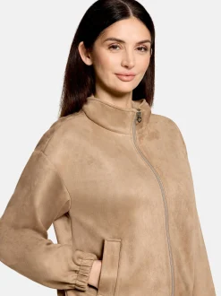 Cartoon Damen Blouson in camel beige