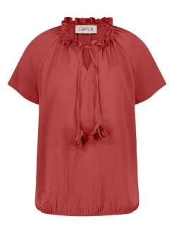 Cartoon Damen Bluse in braun