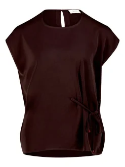 Cartoon Damen Blusenshirt in braun