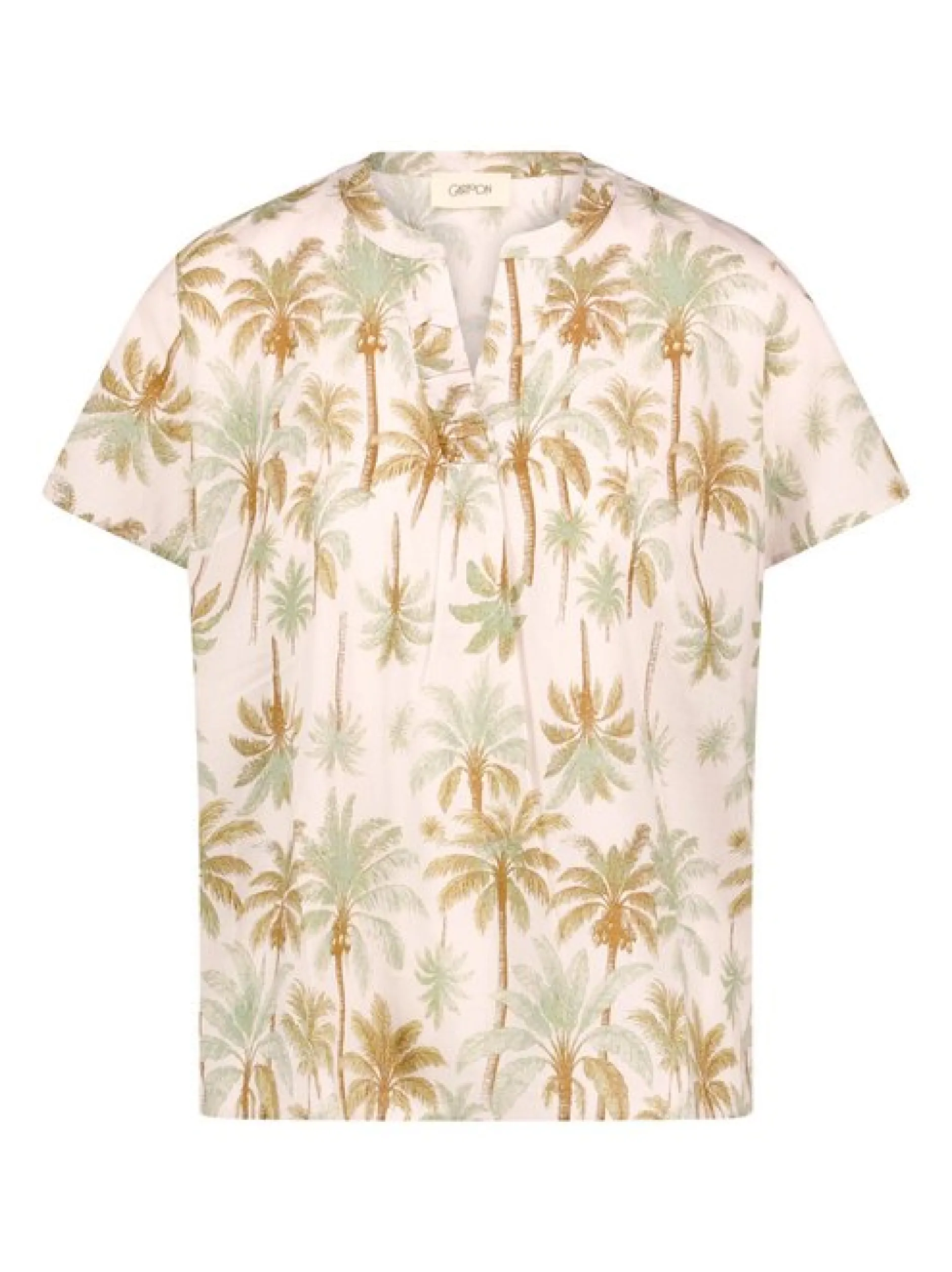 Cartoon Damen Blusenshirt in grün