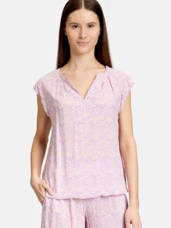 Cartoon Damen Casual-Bluse in mehrfarbig