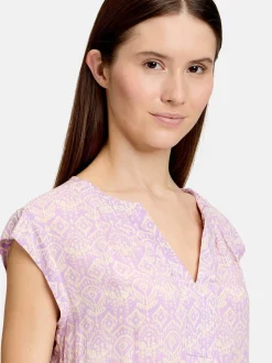 Cartoon Damen Casual-Bluse in mehrfarbig