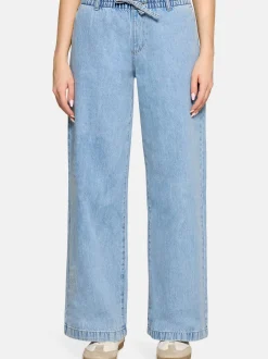 Cartoon Damen Casual-Hose in blau