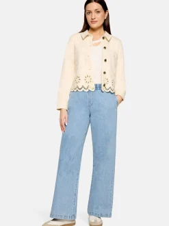 Cartoon Damen Casual-Hose in blau
