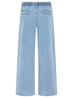 Cartoon Damen Casual-Hose in blau