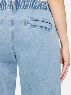 Cartoon Damen Casual-Hose in blau