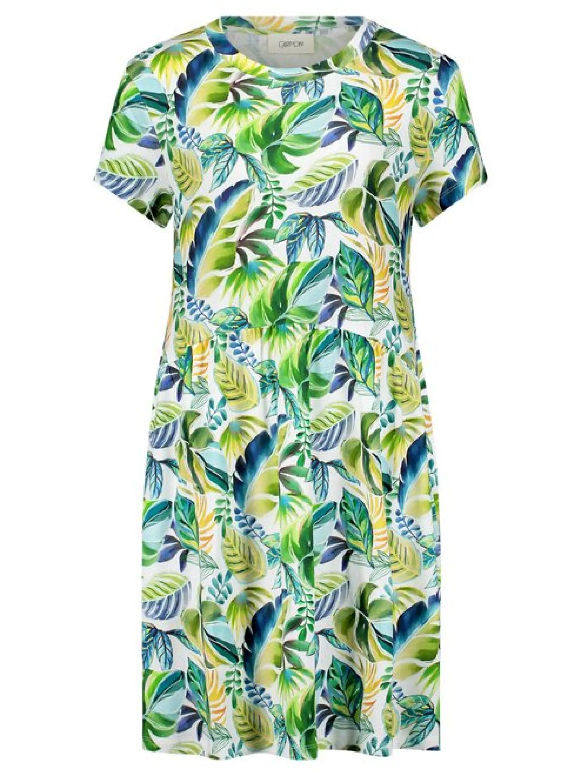 Cartoon Damen Casual-Kleid in grün