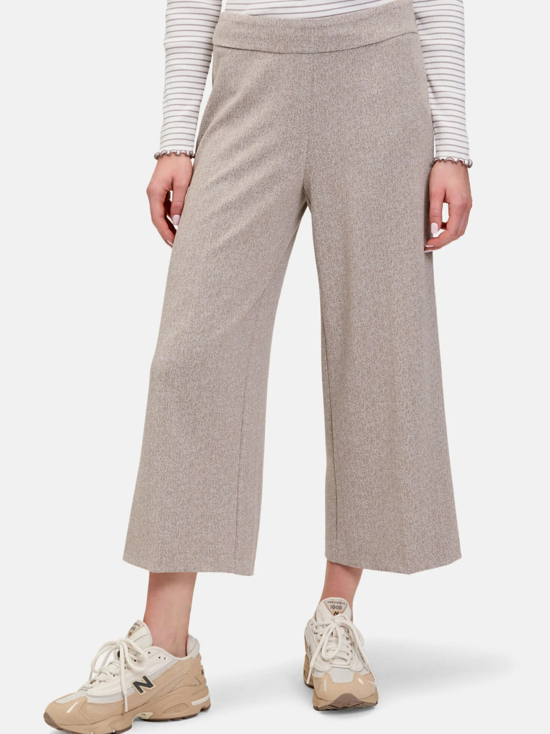 Cartoon Damen Culotte in schwarz mehrfarbig