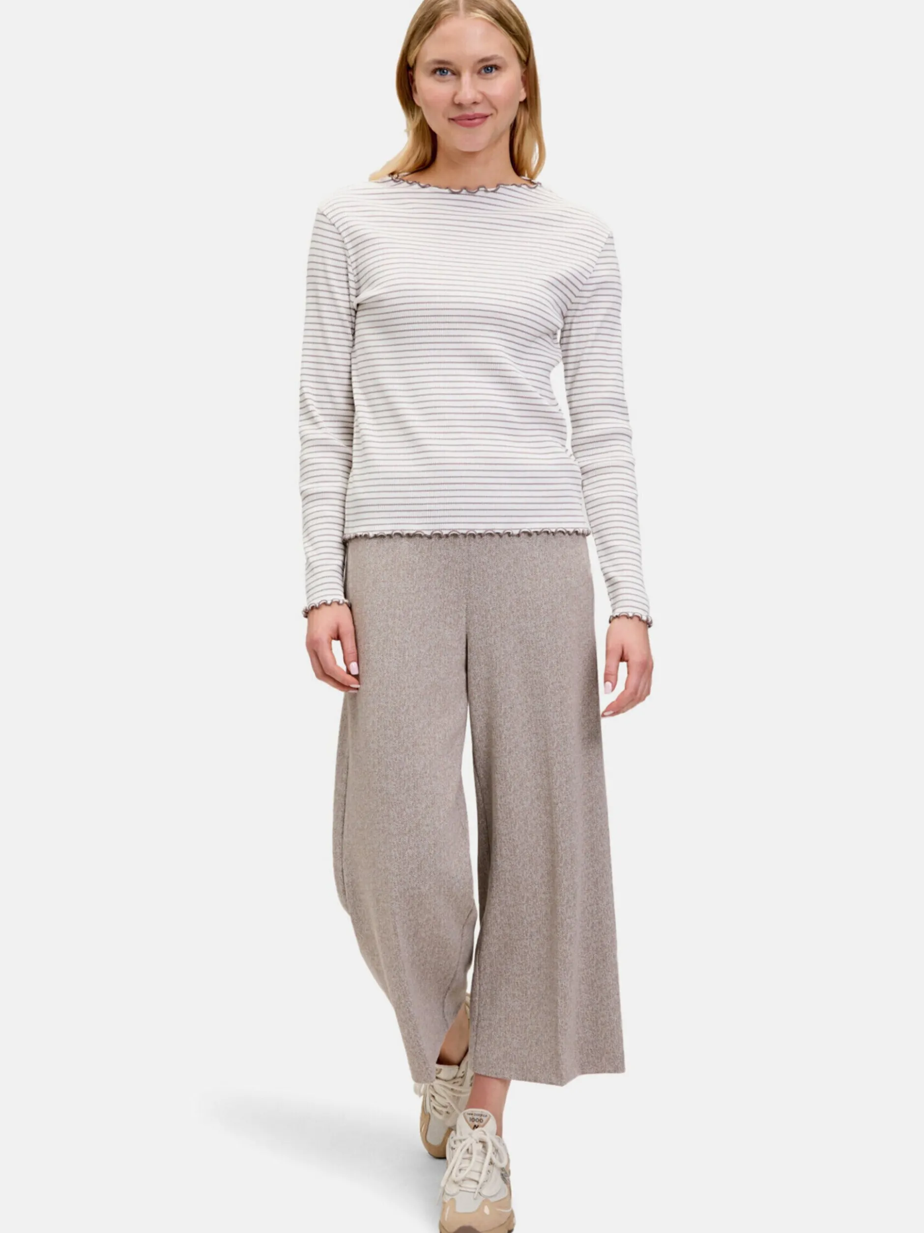 Cartoon Damen Culotte in schwarz mehrfarbig