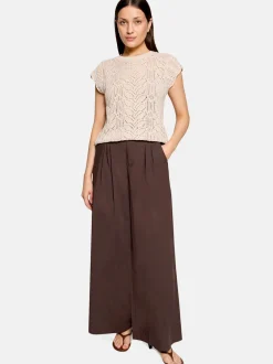 Cartoon Damen Feinstrickpullover in beige