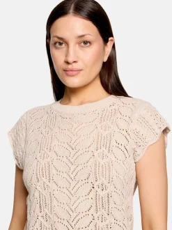 Cartoon Damen Feinstrickpullover in beige