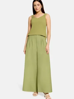Cartoon Damen Hose in gras