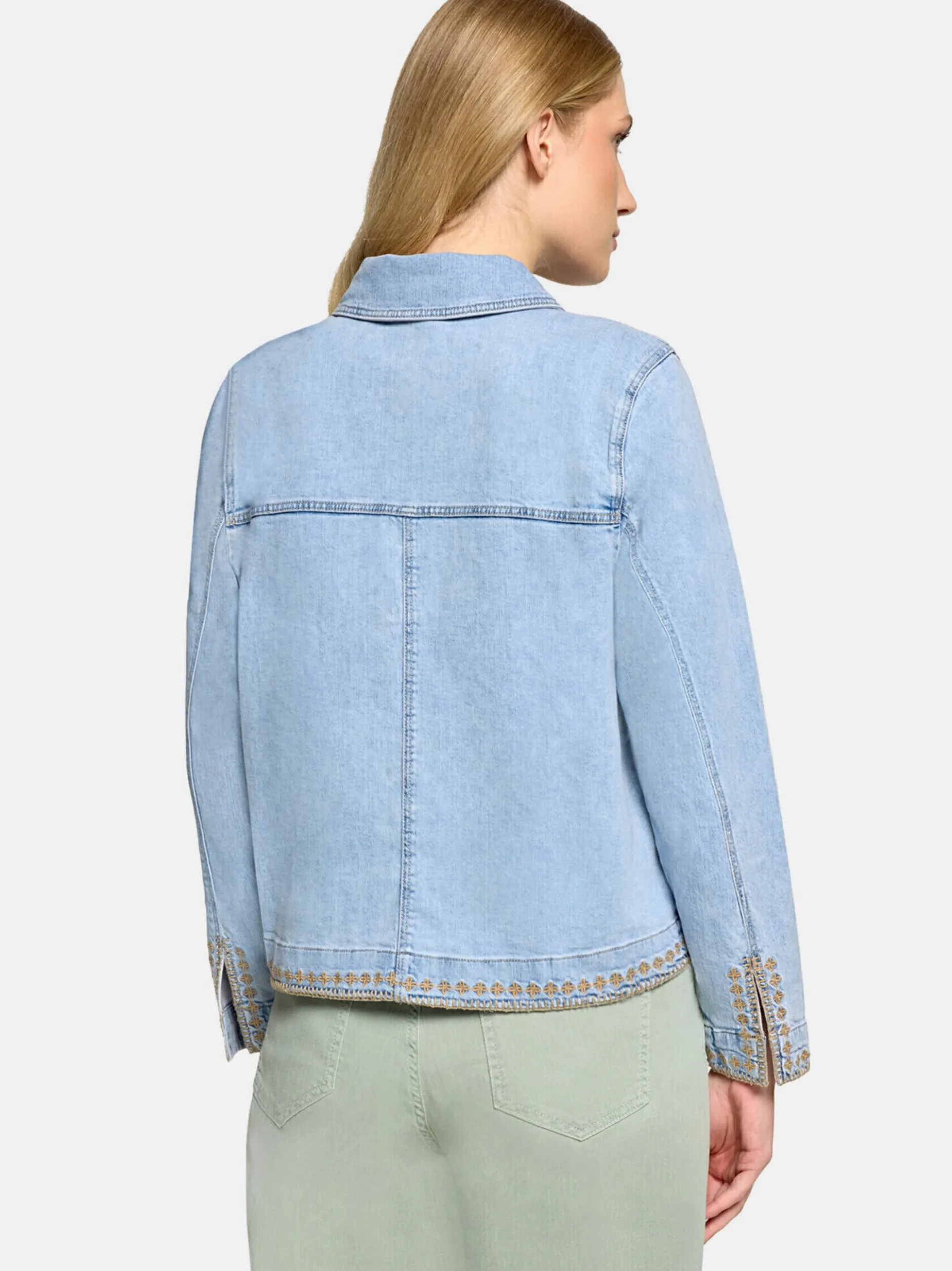 Cartoon Damen Jeansjacke in light stone denim