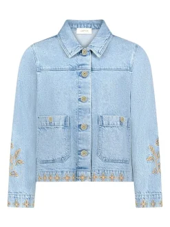 Cartoon Damen Jeansjacke in light stone denim