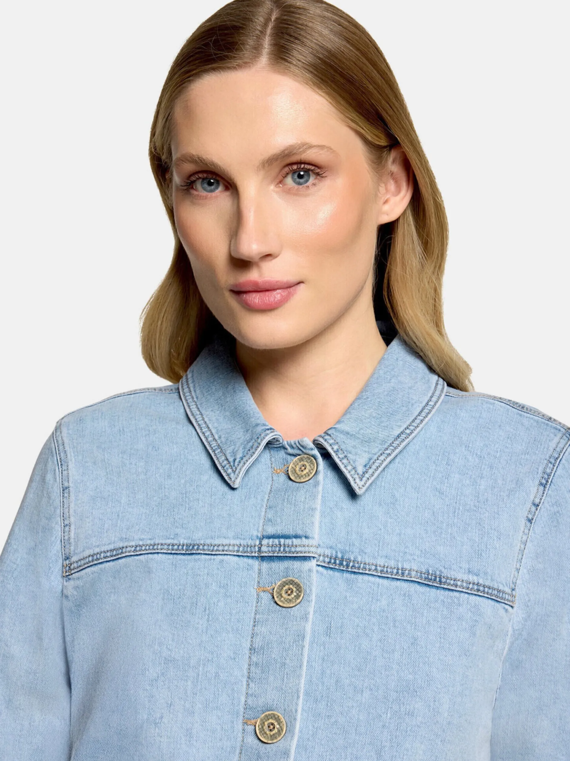 Cartoon Damen Jeansjacke in light stone denim