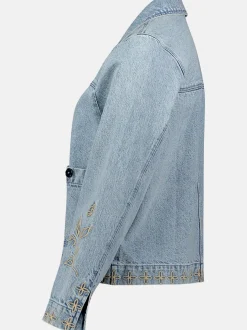 Cartoon Damen Jeansjacke in light stone denim