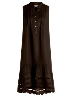 Cartoon Damen Kleid in braun