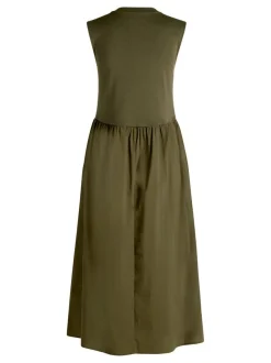 Cartoon Damen Kleid in khaki