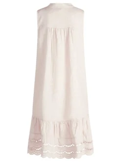 Cartoon Damen Kleid in weiß