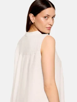 Cartoon Damen Kleid in weiß