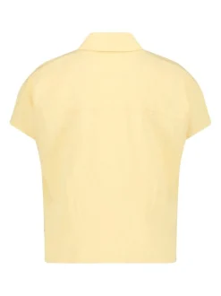 Cartoon Damen Oversize-Bluse in gelb