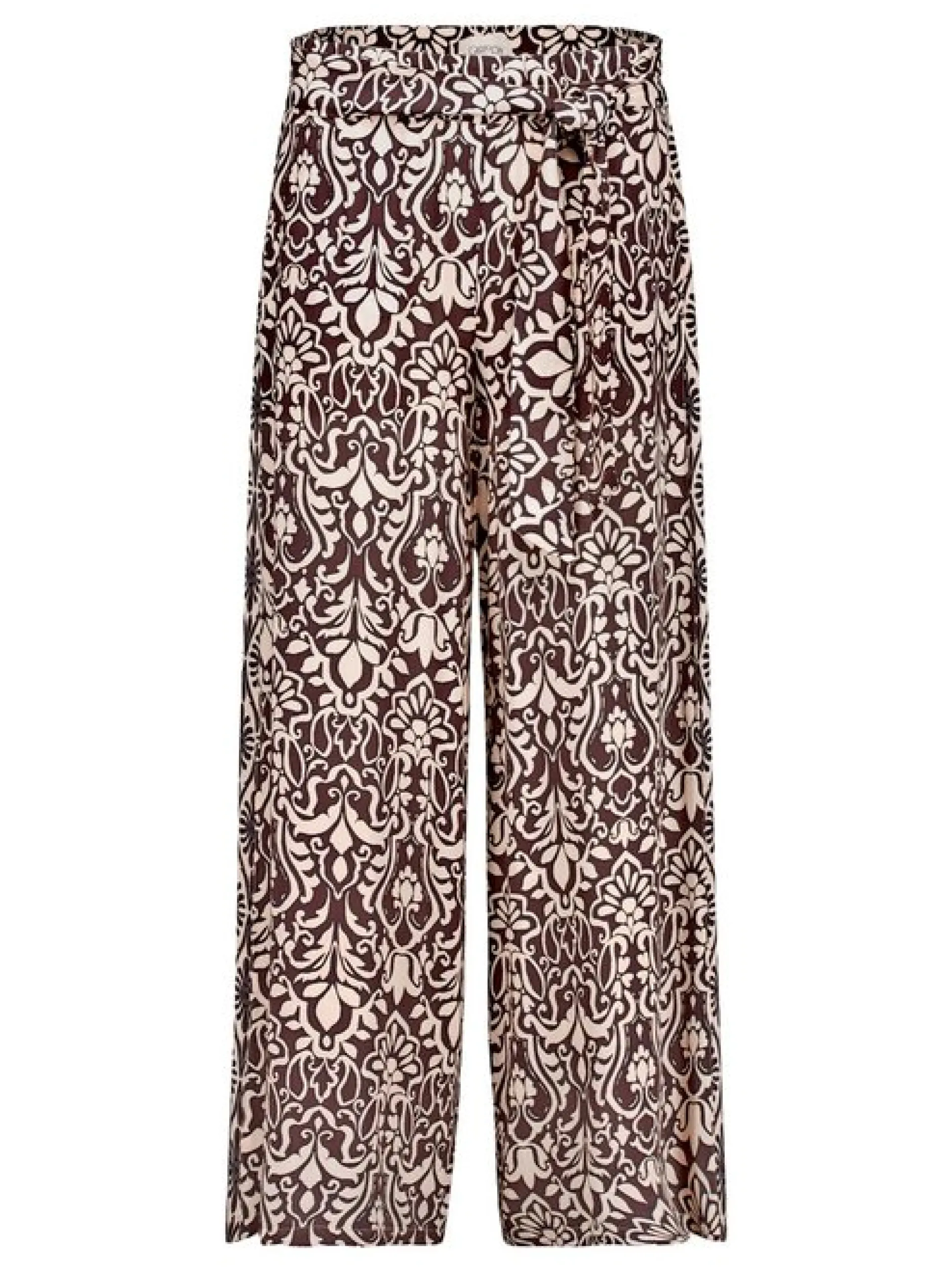 Cartoon Damen Palazzo-Hose in braun