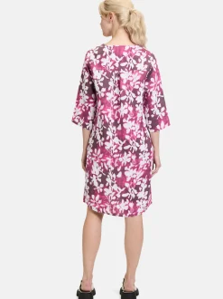 Cartoon Damen Sommerkleid in lila mehrfarbig