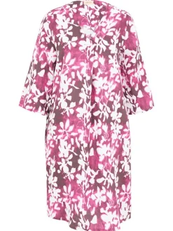 Cartoon Damen Sommerkleid in lila mehrfarbig
