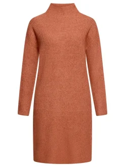 Cartoon Damen Strickkleid in rot