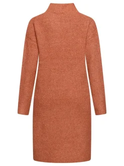 Cartoon Damen Strickkleid in rot